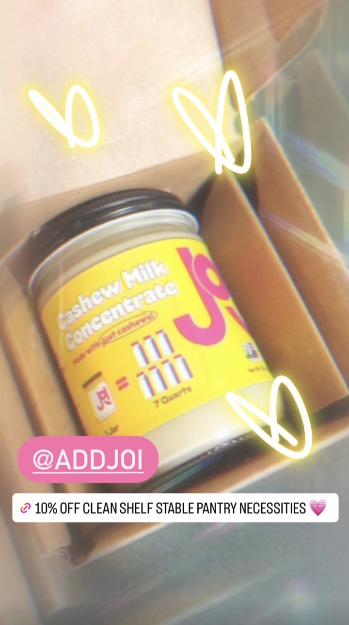 story for joi plant milk
