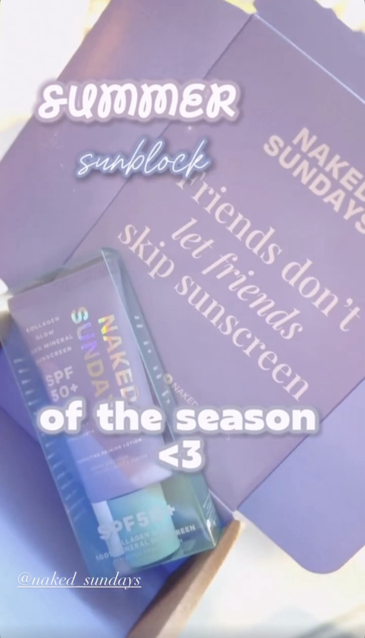 story for naked sundays spf